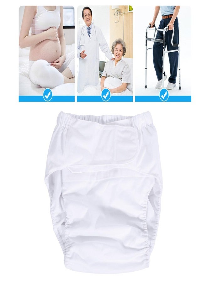 Zetiling Adult Cloth Diapers, Reusable Adult Diapers, Washable Breathable Incontinence Nappy Pants for Elderly Adjustable Soft Comfort for Seniors 20.5-42.5in Waist Range - Image 4